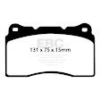UD1050 Front Ultimax2 OEM Replacement Aramid Fiber Brake Pad Set