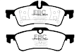 2007 Mini Cooper - Rear Aramid Fiber Brake Pad Set, Convertible, 1.6L 4Cyl, enginedesignationname: W11B16A, Supercharged, FMSI Pad No. D1060, Ultimax2 OEM Replacement