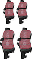 2007 Mini Cooper - Rear Aramid Fiber Brake Pad Set, Convertible, 1.6L 4Cyl, enginedesignationname: W11B16A, Supercharged, FMSI Pad No. D1060, Ultimax2 OEM Replacement