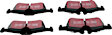 2007 Mini Cooper - Rear Aramid Fiber Brake Pad Set, Convertible, 1.6L 4Cyl, enginedesignationname: W11B16A, Supercharged, FMSI Pad No. D1060, Ultimax2 OEM Replacement