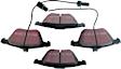 UD1111 Front Ultimax2 OEM Replacement Aramid Fiber Brake Pad Set