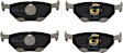 UD1239 Rear Ultimax2 OEM Replacement Aramid Fiber Brake Pad Set