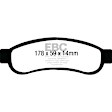 UD1334 Rear Ultimax2 OEM Replacement Aramid Fiber Brake Pad Set