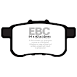 UD1336 Rear Ultimax2 OEM Replacement Aramid Fiber Brake Pad Set