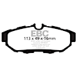 UD1465 Rear Ultimax2 OEM Replacement Aramid Fiber Brake Pad Set