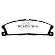 UD1611 Front Ultimax2 OEM Replacement Aramid Fiber Brake Pad Set
