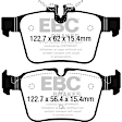 UD1795 Rear Ultimax2 OEM Replacement Aramid Fiber Brake Pad Set