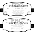 UD1809 Rear Ultimax2 OEM Replacement Aramid Fiber Brake Pad Set