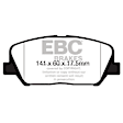 UD1827 Front Ultimax2 OEM Replacement Aramid Fiber Brake Pad Set