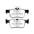 UD1878 Rear Ultimax2 OEM Replacement Aramid Fiber Brake Pad Set