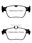 2023 Audi A3 Quattro - Rear Aramid Fiber Brake Pad Set, 2.0L 4Cyl, 5 Bolt Holes, Ultimax2 OEM Replacement