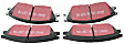 UD497 Front Ultimax2 OEM Replacement Aramid Fiber Brake Pad Set