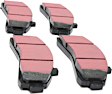 1996 Ford Explorer - Front Aramid Fiber Brake Pad Set, 4.0L 6Cyl, FMSI Pad No. D652; Vented; 5 Bolt Holes; 287mm Dia.; 108mm Height; 26mm Thick; 87.4mm Center Hole Dia., Ultimax2 OEM Replacement