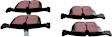 UD681 Front Ultimax2 OEM Replacement Aramid Fiber Brake Pad Set