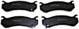 UD785 Ultimax2 OEM Replacement Aramid Fiber Brake Pad Set