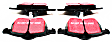 UD819 Front Ultimax2 OEM Replacement Aramid Fiber Brake Pad Set