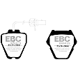 2005 Audi Allroad Quattro - Front Aramid Fiber Brake Pad Set, 2.7L 6Cyl, FMSI Pad No. D839; w/8 Pad Front Caliper, Ultimax2 OEM Replacement