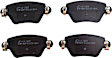 UD911 Rear Ultimax2 OEM Replacement Aramid Fiber Brake Pad Set