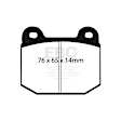 UD961 Rear Ultimax2 OEM Replacement Aramid Fiber Brake Pad Set