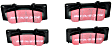 UD976 Front Ultimax2 OEM Replacement Aramid Fiber Brake Pad Set