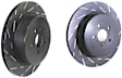 USR1057 Rear Brake Disc, Silver Grey Geomet, Slotted, 5 Lugs, 314.96 mm, USR Sport Slotted