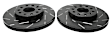 USR1201 Front Brake Disc, Slotted, 5 Lugs, 288.04 mm,, USR Sport Slotted