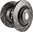 USR2043 Front Brake Disc, Silver Grey Geomet, Slotted, Vented, 5 Lugs, 307.34 mm, USR Sport Slotted