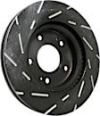 USR7104 Front Brake Disc, Silver Grey Geomet, Slotted, 5 Lugs, 275.84 mm, USR Sport Slotted