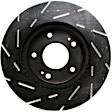 USR7104 Front Brake Disc, Silver Grey Geomet, Slotted, 5 Lugs, 275.84 mm, USR Sport Slotted