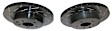 USR7123 Rear Brake Disc, Silver Grey Geomet, Slotted, 5 Lugs, 321.82 mm, 3.5L, 6Cyl, USR Sport Slotted