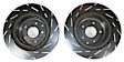 USR7123 Rear Brake Disc, Silver Grey Geomet, Slotted, 5 Lugs, 321.82 mm, 3.5L, 6Cyl, USR Sport Slotted