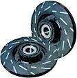 USR7416 Front Brake Disc, Slotted, 5 Lugs, 274.32 mm,, USR Sport Slotted