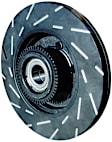 USR7597 Front Brake Disc, Slotted, 5 Lugs, 381 mm, 6.4L, 8Cyl, USR Sport Slotted