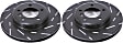 USR932 Front Brake Disc, Slotted, 5 Lugs, 299.97 mm, 3.0L, 6Cyl, USR Sport Slotted