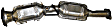 30448 Rear Catalytic Converter, Federal EPA Standard, 46-State Legal (Cannot ship to CA, CO, NY or ME), Direct Fit