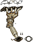 30579 Front, Driver or Passenger Side Catalytic Converter, 2.5L, 4Cyl, Federal EPA Standard, 46-State Legal (Cannot ship to CA, CO, NY or ME), Direct Fit
