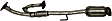 40782 Rear Catalytic Converter, 3.0L, 6Cyl, Federal EPA Standard, 46-State Legal (Cannot ship to CA, CO, NY or ME)