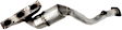 40815 Front, Driver or Passenger Side Catalytic Converter, Federal EPA Standard, 46-State Legal (Cannot ship to CA, CO, NY or ME), Direct Fit