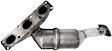 40816 Rear, Driver or Passenger Side Catalytic Converter, Federal EPA Standard, 46-State Legal (Cannot ship to CA, CO, NY or ME), Direct Fit