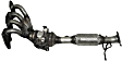 40856 Front, Driver or Passenger Side Catalytic Converter, 2.3L, 4Cyl, Federal EPA Standard, 46-State Legal (Cannot ship to CA, CO, NY or ME), Direct Fit