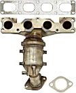 40964 Front, Driver or Passenger Side Catalytic Converter, 2.4L, 4Cyl, Federal EPA Standard, 46-State Legal (Cannot ship to CA, CO, NY or ME), Direct Fit