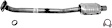 41065 No Returns Accepted - Rear, Driver or Passenger Side Catalytic Converter, 2.5L, 4Cyl, Federal EPA Standard, 46-State Legal (Cannot ship to CA, CO, NY or ME), Semi-Universal (Welding Required)