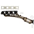 41169 Front, Passenger Side Catalytic Converter, 5.6L, 8Cyl, Federal EPA Standard, 46-State Legal (Cannot ship to CA, CO, NY or ME)