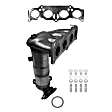 41267 Front, Driver or Passenger Side Catalytic Converter, 2.4L, 4Cyl, Federal EPA Standard, 46-State Legal (Cannot ship to CA, CO, NY or ME), Direct Fit