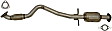 50544 Rear, Driver or Passenger Side Catalytic Converter, 1.8L, 4Cyl, Federal EPA Standard, 46-State Legal (Cannot ship to CA, CO, NY or ME), Direct Fit