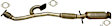 2016 Chevrolet Impala - Rear Catalytic Converter, 3.6L 6Cyl, Federal EPA Standard, 46-State Legal (Cannot ship to CA, CO, NY or ME), Undercar