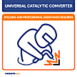 70330 No Returns Accepted - Catalytic Converter, Federal EPA Standard, 46-State Legal (Cannot ship to CA, CO, NY or ME), Semi-Universal (Welding Required)