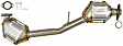 809549 Center Catalytic Converter, 2.5L, 4Cyl, CARB and Federal EPA Standards, 50-state Legal, Direct Fit