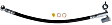 80452 Edelmann Power Steering Pressure Line Hose Assembly Power Steering Pressure Line Hose Assembly