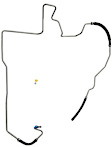 92467 Power Steering Return Line Hose Assembly